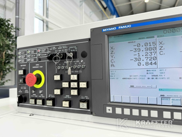 Commande numérique Fanuc 0i-TB sur machine outil MIYANO BNJ 42 SY3 90118