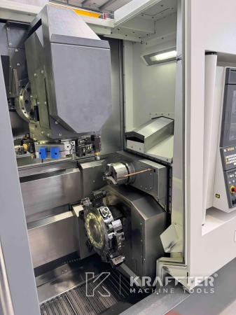 Tour CNC avec 2 tourelles et 2 broches NAKAMURA NTJ 100 90150