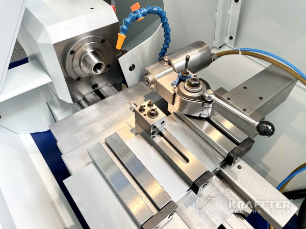 Tour SCHAUBLIN 102 TM-CNC 90075 avec outils tournants chez Kraffter Machine Tools