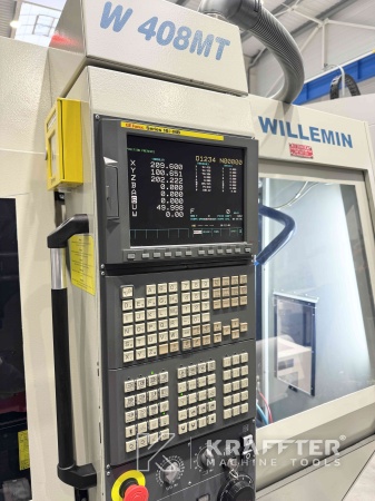 Commande numérique FANUC 16i-MB (CNC et cn) WILLEMIN MACODEL W 408 MT 90131