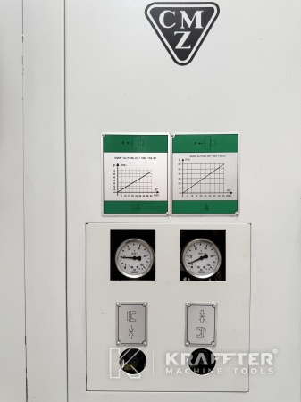 Plaque signalétique Tour CNC CMZ TX66 Y2 Quattro chez KRAFFTER Machine Tools 90119