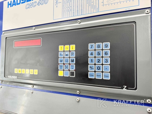 Achat et vente Rectifieuse par coordonnées CNC HAUSER S40-400 90123 Europe, Suisse, international