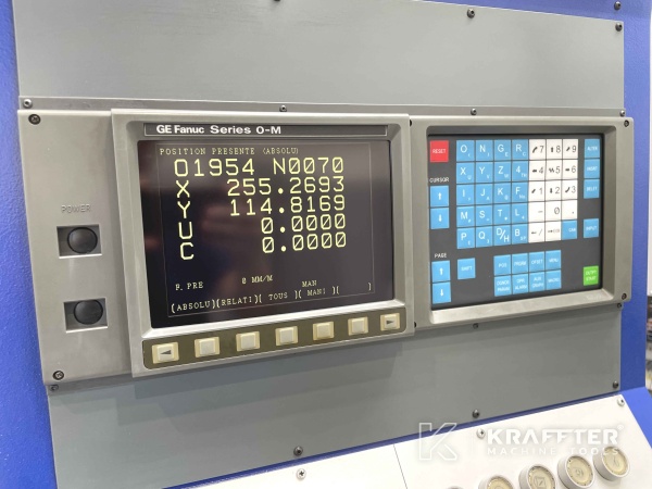 Interface de Commande FANUC Series O-M sur machine outil Hauser S35-400 (64)