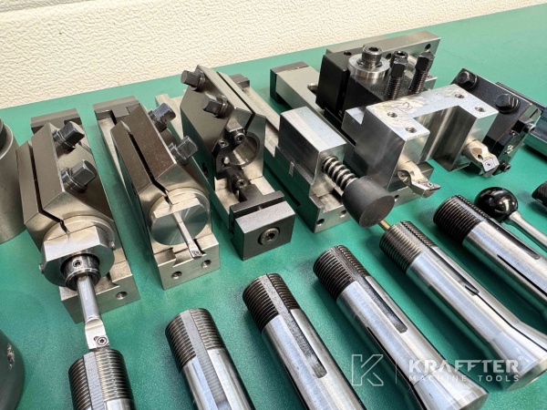 Tour SCHAUBLIN 102 TM 90151 avec outils tournants chez Kraffter Machine Tools