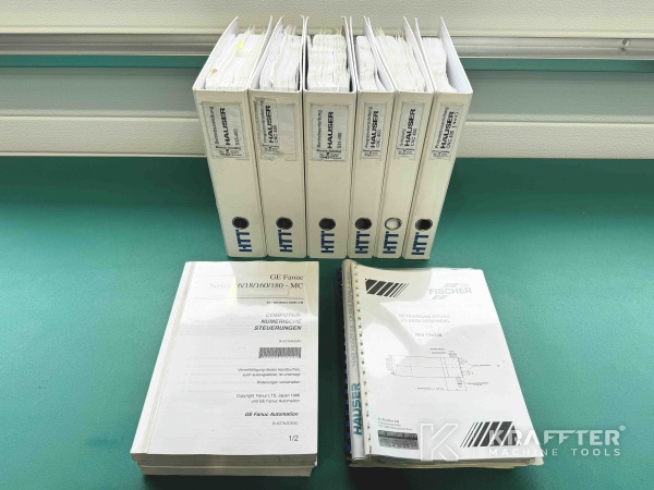 Manuels d'utilisation pour Rectifieuse par coordonnées CNC HAUSER S35-400 90103