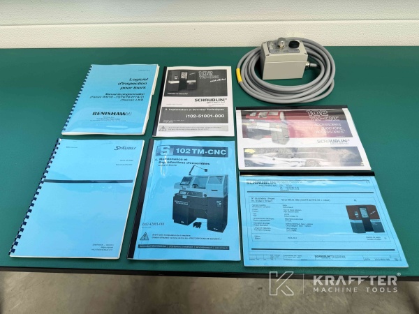 Manuels d'utilisation pour Tour CNC SCHAUBLIN 102 TM 90151