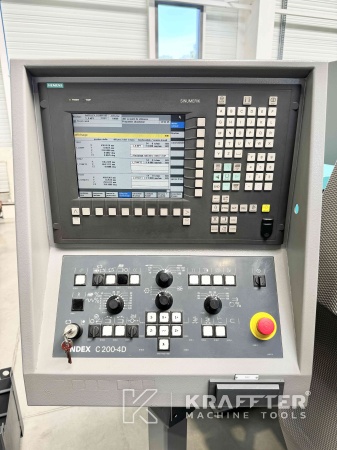 Commande numérique SIEMENS 840D powerline (Index C200-4D) sur machine outil INDEX G160 90083