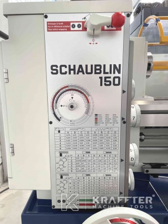 SCHAUBLIN 150 20690-019 chez votre vendeur KRAFFTER de machines outils d'occasion