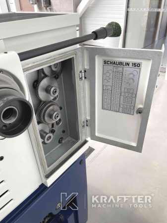 Plaque signalétique Tour conventionnel SCHAUBLIN 150 chez KRAFFTER Machine Tools 20690-019