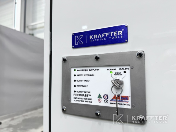 Plaque signalétique Affûteuse CNC ANCA FX5 linear chez KRAFFTER Machine Tools 90164