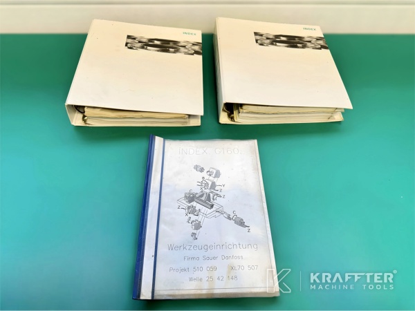 Manuels d'utilisation pour Tour CNC INDEX G160 90083