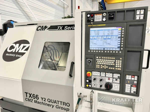 Vente de Tour CNC CMZ TX66 Y2 Quattro 90113 Machines outils d'occasion - Kraffter