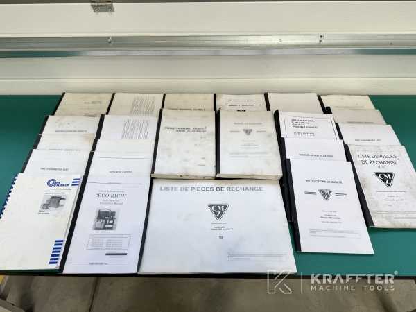Manuels d'utilisation pour Tour CNC CMZ TX66 Y2 Quattro 90119