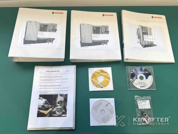 Manuels d'utilisation pour Affûteuse CNC VOLLMER VGrind 360 90146