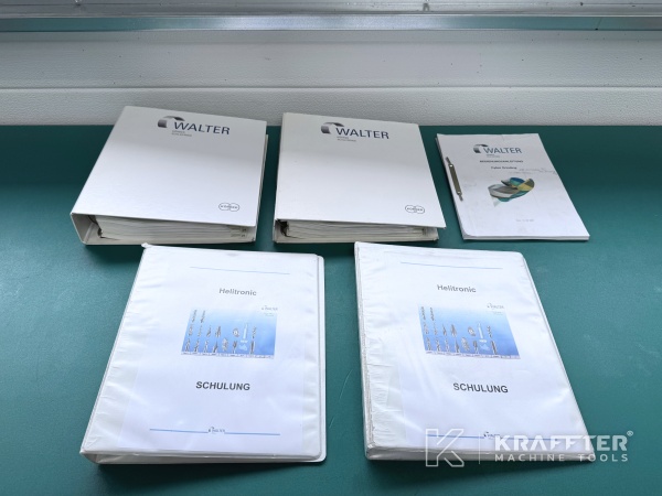 Manuels d'utilisation pour Affûteuse CNC WALTER Helitronic Power 90186