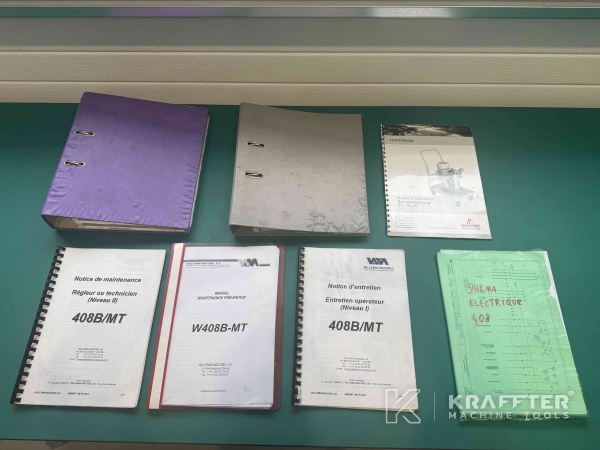 Manuels d'utilisation pour Centre d’usinage WILLEMIN MACODEL W 408 MT 90131