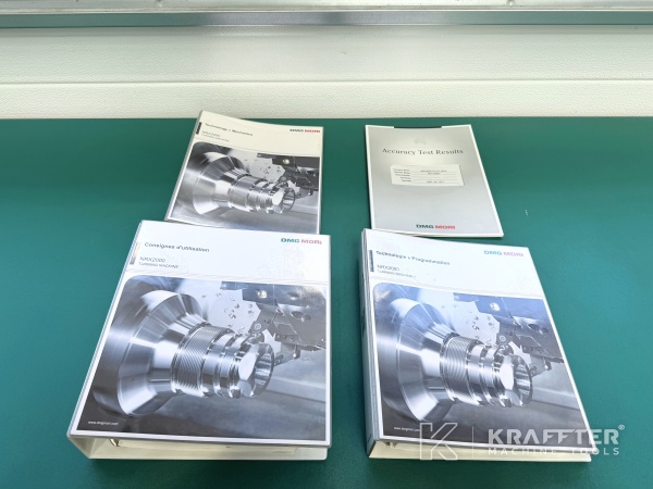 Manuels d'utilisation pour Tour CNC DMG MORI NRX 2000 MC 90179