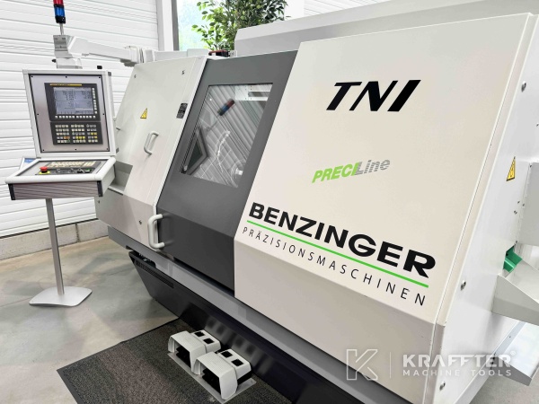 Tour CNC à métaux pour mécanique de précision BENZINGER TNI B6 90116