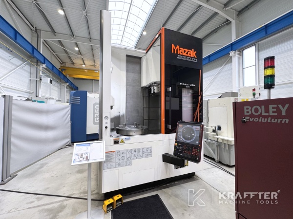 Tour vertical CNC à métaux d'occasion MAZAK Mega Turn 900 axes 90171
