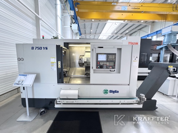 Tour CNC à métaux d'occasion BIGLIA B750-YS axes 90183