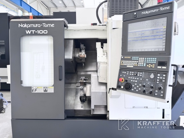 Tour CNC à métaux d'occasion NAKAMURA TOME WT 100  axes 90182 