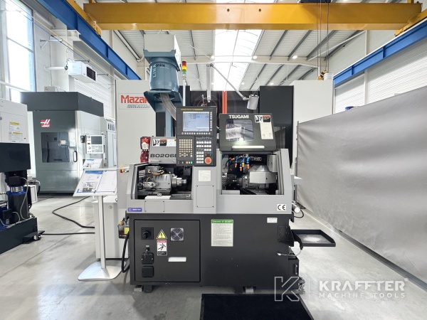 Tour CNC poupée mobile à métaux d'occasion TSUGAMI B0206E-II 6 axes 90181