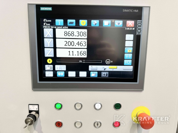 Commande numérique SIEMENS 840D SL sur machine outil BLOHM Planomat 616 HP 90136
