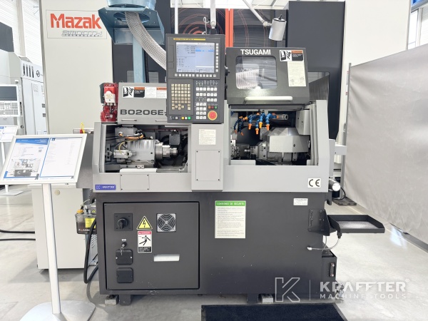 Tour CNC poupée mobile à métaux d'occasion TSUGAMI B0206E-II 90181