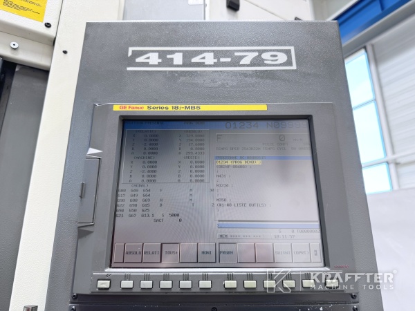 Commande numérique FANUC 18i-MB5 sur machine outil CHIRON FZ 08K S Magnum High Speed Plus 90153