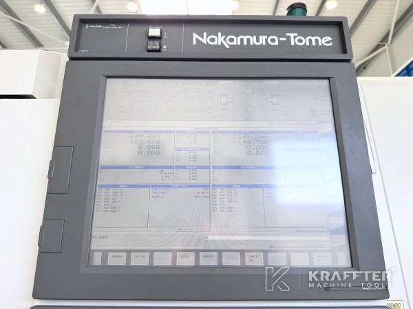 Commande numérique FANUC 31i-B sur machine outil NAKAMURA TOME WT 100 90182