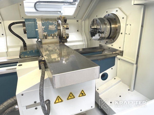 Tour CNC par apprentissage à métaux d'occasion ROMI C420 2 axes 20689-995