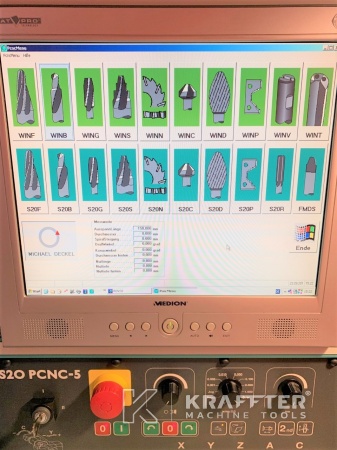 Commande numérique  sur machine outil DECKEL S20 TURBO 20689-944