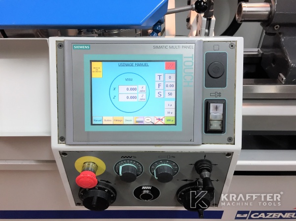 Commande numérique SIEMENS Teach-In sur machine outil CAZENEUVE Optica 360 20689-918