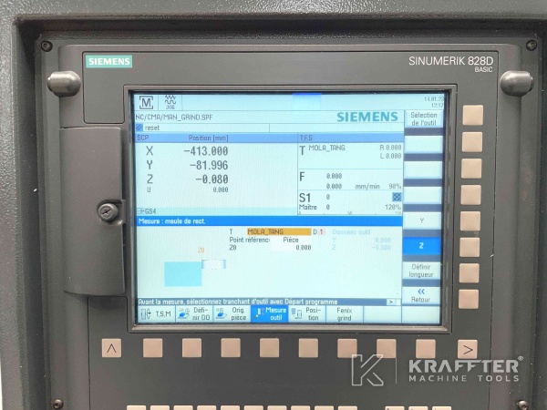 Commande numérique SIEMENS 828 SL sur machine outil FENIX FB-75 CNC 90050
