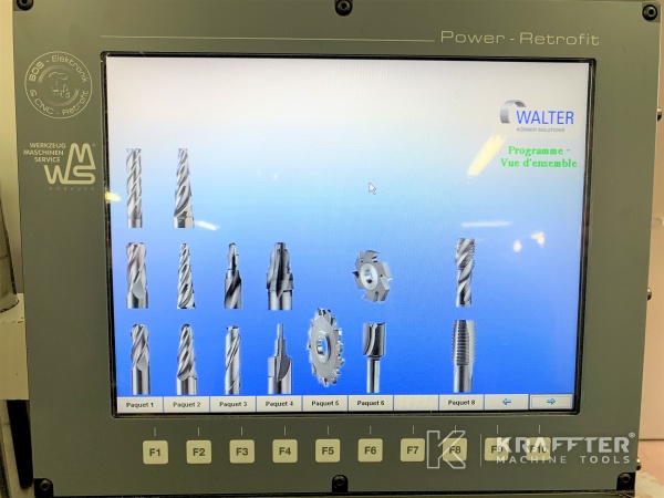 Affûteuse CNC WALTER Helitronic Power Regrinder 20689-975 , KRAFFTER vendeur de machines outils d'occasion