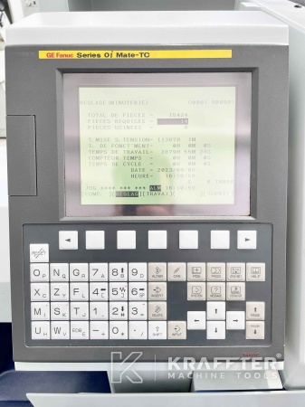 Commande numérique FANUC Oi Mate-TD sur machine outil Schaublin 102 TM-CNC (75)