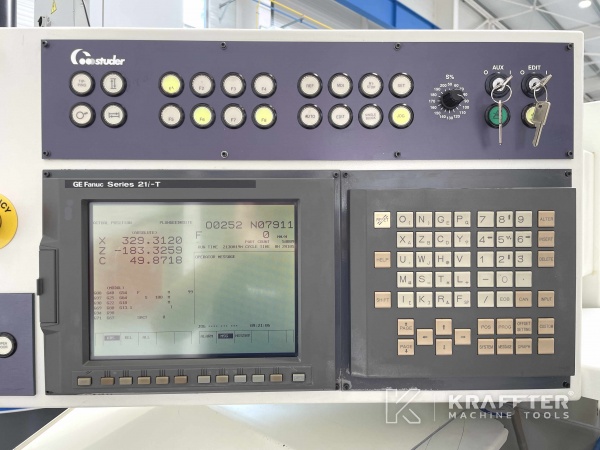 Commande numérique FANUC 21i-T sur machine outil STUDER eco650 90080