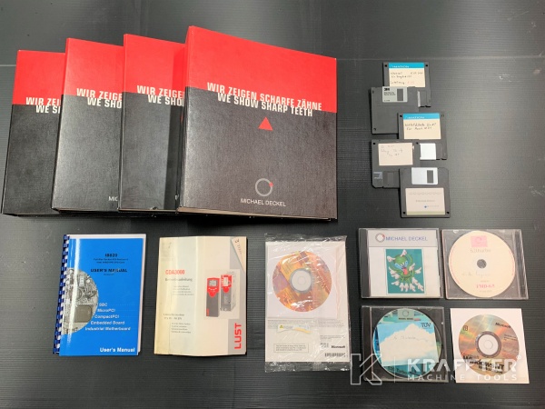 Accessoires, équipements et manuels d'utilisation DECKEL S20 TURBO 20689-944