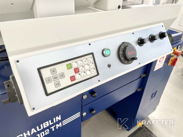 Tour CNC d'occasion SCHAUBLIN 102 TM-CNC 90075 3 axes à vendre