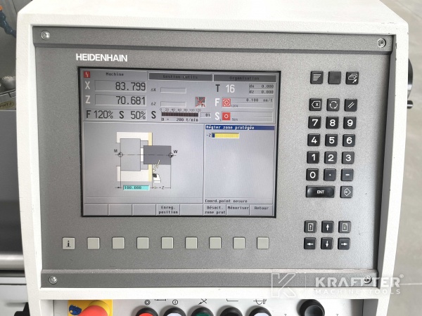 Commande numérique HEIDENHAIN Manual Plus 4110 sur machine outil DMT KERN CD 282 20689-993