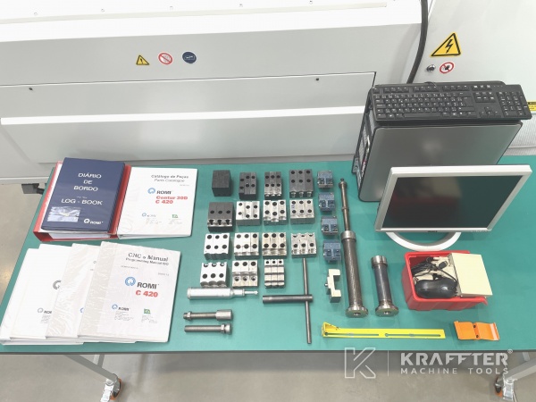 Accessoires, équipements et manuels d'utilisation ROMI C420 20689-995