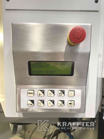 Plaque signalétique Rectifieuse par coordonnées CNC HAUSER S 35 - 400 chez KRAFFTER Machine Tools 20690-043