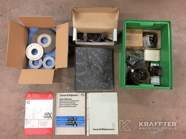 Accessoires, équipements et manuels d'utilisation JONES & SHIPMAN 540X 20689-910