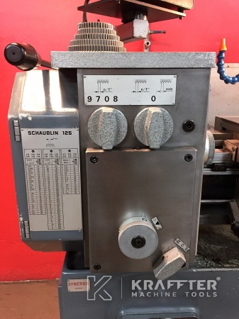 Machines industrielles pour le tournage Tour conventionnel SCHAUBLIN 125 C 20689-895