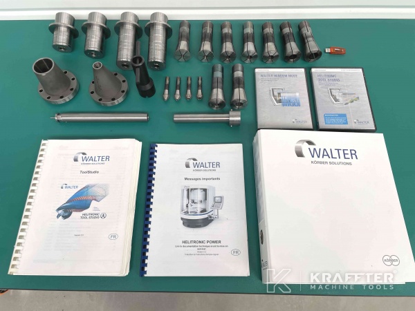 Accessoires, équipement, outillages et manuels d'utilisation sur WALTER Helitronic Power (76)