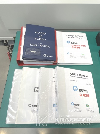 Manuels d'utilisation pour Tour CNC par apprentissage ROMI C420 20689-995