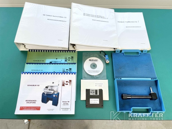 Manuels d'utilisation pour Tour CNC SCHAUBLIN 102 TM-CNC 90075