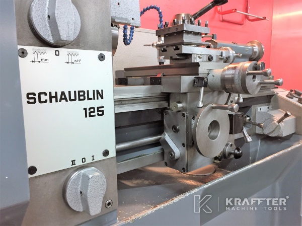 Machines industrielles pour le tournage - tour SCHAUBLIN 125 B (889) Machines outils d'occasion