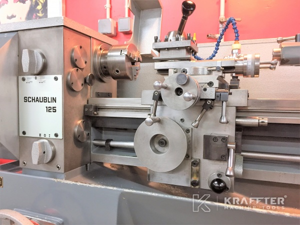 Tour conventionnel SCHAUBLIN 125 B 20689-889 , KRAFFTER vendeur de machines outils d'occasion