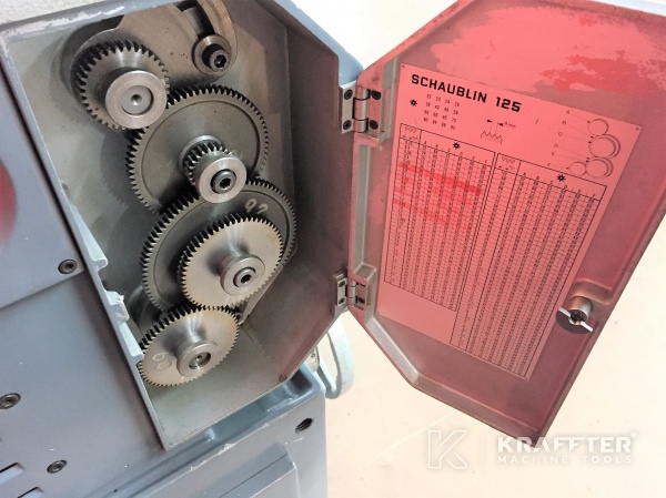Tour conventionnel SCHAUBLIN 125 B 20689-889 Machines outils d'occasion